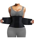 FeelinGirl Damen Waist Trainer Taillenformer Gürtel Bauchweg Shaper Trimmer Bauchgürtel Bauchkontrolle Shapewear Körperformer mit Dreifachumwicklung für Frauen