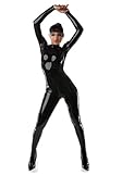 Palace Civet Latex Gummi Gummi Catsuits angepasste Rückseite Zipped Customized 0.4mm, Schwarz, Benutzerdefinierte