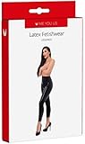ME YOU US - Latex Leggings - Fetisch Wear - Schwarz (Large (40-42))