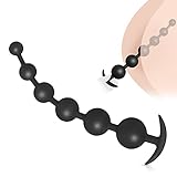 BDSMYEE Analkugeln Silikon,Analspielzeuge für Paare extrem sex,Analplug für Frauen,Analplug für Männer,Anal kugeln Anal Kette Analkette Anal Beads Anal Toy Analdehner Analspreizer (XL)
