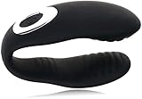 Silikon Paarvibrator Partnervibrator 100% wasserdicht, 10 Programmen, wiederaufladbar mit Akku