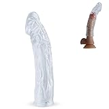 Penishülle Penis Sleeve - Penis Verlängerung 7 cm,Penis Pumpe Penis Extender für Penis Vergrößern,Penismanschetten Dildo Sex Spielzeug für Männer Verzögerung Ejakulation Paare Extrem Sex Toys