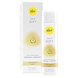 pjur med SOFT glide - Medizinisches Gleitgel mit natürlichem Jojobaöl auf Silikonbasis - für trockene und sensible Schleimhaut (100ml)