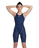 arena Damen Powerskin St Next Ob. One Piece Swimsuit, Blau, 32 EU
