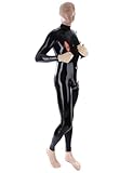 Handgefertigter Latex-Catsuit für Männer, Cross-Dress, enger Transvestiten-Bodysuit, mit Handschuhen, Socken