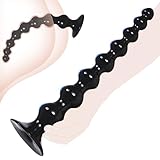 360mm Analkugeln Analkette mit 8 Anal Beads,Anal Dildo xxl Analdilos Herren mit Dildo Saugnapf,Analplug für Männer Frauen Anfänger,Buttplug Analplugs Masturbator Analspielzeuge,Sex Spielzeug Beide