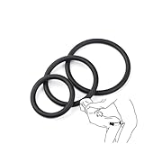 WreGmgg Multifunktionales Silikon Zubehör Set von 3 verschiedenen Größen. Starke Ring Fitness Ausrüstung