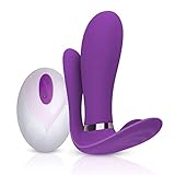 Teazers Purple Pleaser Rabbit Vibrator - Triple Sex Spielzeug für die Frau für Vagina, Anus und Klitoris Stimulator Sexspielzeug - Vibrator mit Fernbedienung – Violett