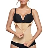 KUMAYES Korsett Damen Waist Trainer Cincher Korsage Taillenformer Bauchweggürtel Corsage Shapewear Damen bauchweg (Farbe, M)