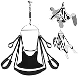 Sexschaukel für Erwachsene – 360° drehbare, verstellbare Liebesschaukel mit stabilem Gestell und extra breiten, gepolsterten Gurten – Erotikspielzeug für Paare