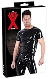 The Latex Collection Herren 29100201731 Businesshemd, Schwarz (Nero 001), Small (Herstellergröße: X-Large)