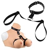 NAIXBTY BDSM Brust Bondage Harness Body Brustgeschirr Einstellbar Cupless Lingerie Erotisch Dessous Sex Bondage Unterwäsche Extreme Fesselset Gothic Fetisch Cosplay Party Kostüme Sexy Sklave (Schwarz)