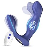 Analvibrator Erotisches Sex Spielzeug für die Männer Paare, Prostata-Massagegeräte mit Fernbedienung, Anal Dildo Analvibratoren Vibratorensets Analplug mit 9 Vibrations 9 Rotations, Swing Sex Toys