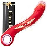 Cacuola Vibrator Dildo, Schneller Stoßfunktion Dildos, Blitzladung Sex Spielzeug für die Frau, Präzise Stimulation des G Punkt Vibration für Frauen, Vibratorensets für Frauen Sexspielzeug mit Handring