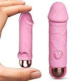 Vibrator Vibration für Frauen Sex Spielzeug für die frau, Mini Dildo Vibratorensets für Frauen Klitoris Leise Sex Toys - 10 Vibrationsmodi Starke Massagestab Vibratoren für G-punkt und Klitoris Sex