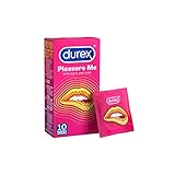 Durex transparent Liebe Sex Pleasure Me Latex Kondom – 10 Stück