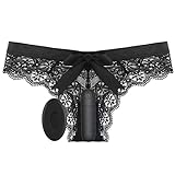 TYDAY Spitzenhöschen kabelloser Vibrator mit Fernbedienung Klitorisstimulator mit 10-Frequenz-Vibration und G-Punkt-Stimulationsmassagegerät vibrierendes Ei Sexspielzeug für Paare und Frauen