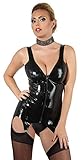 The Latex Collection Damen 29011371031 Latex Baskisch, Medium, Schwarz (Nero 001), One Size (Herstellergröße