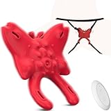 Origeros Butterfly Vibrator Erotik Sexspielzeug für die Frau, Tragbares Höschen Vibratoren mit Fernsteuerung & 9 Modi für Klitoris Stimulation, Leise Vibratorensets Sex Spielzeug für die Paare Extrem
