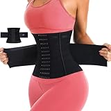 IVEOPPE Waist Trainer Damen,Bauchweggürtel,Taillenmieder für Fitnesstraining,Damen Herren Figurformend Abnehmen Waisttrainer Taillenformer