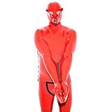 YZPNBW Männer Sexy Latexkleidung Alles Inklusive Alles in einem Unterwäsche Eng Bündeln Knechtschaft Maske BDSM Verhüllter Körper Kleidung Nachtclub DS Bühne Kleidung