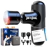Mini Massagepistole mit Wärme und Kälte, Bob and Brad Q2 Pro Taschengroße Massage Gun für tiefe Gewebemassage, Ultraleiser Percussion Muskel Massagegerät mit Tragetasche zur Muskelentspannung