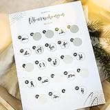 Adventskalender Sex • Paar • Kamasutra • Weihnachtskalender • Geschenk Mann Frau • DIN A4 (selber aufkleben - Rubbelsticker)