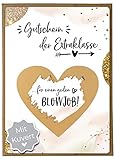 Joli Coon Valentinstag Karte für Ihn mit Kuvert - Gutschein der Extraklasse