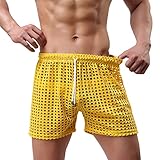 Herren Kurze Hose Sexy Shorts Männer Netz Unterhose Reizwäsche Underwear Hipster Fetisch Clubwear Beiläufige Herren Kleidung Niedrige Taille