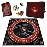 My Secret Game 2. Edition - Ein erotisches Abenteuer mit App - Interaktives Erotikspiel, Sexspiel und Brettspiel für Smartphone und Tablet ab 18 Jahre für Paare, 2 bis 4 Spieler (Rot)