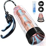 Penispumpe Sex Spielzeug für Paare - Penis Extender Masturbieren für die Mann Extrem Sex, Erotisches Sexspielzeug Vakuumpumpe Masturbator Toy Handfrei, Penisvergrößerung Sucking Stimulation Machine
