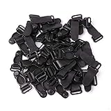 Aevercl 50 x Korsett Bein Strumpfband Gürtel Clip Haken Strapsenden Strumpfwaren Strumpfhalter