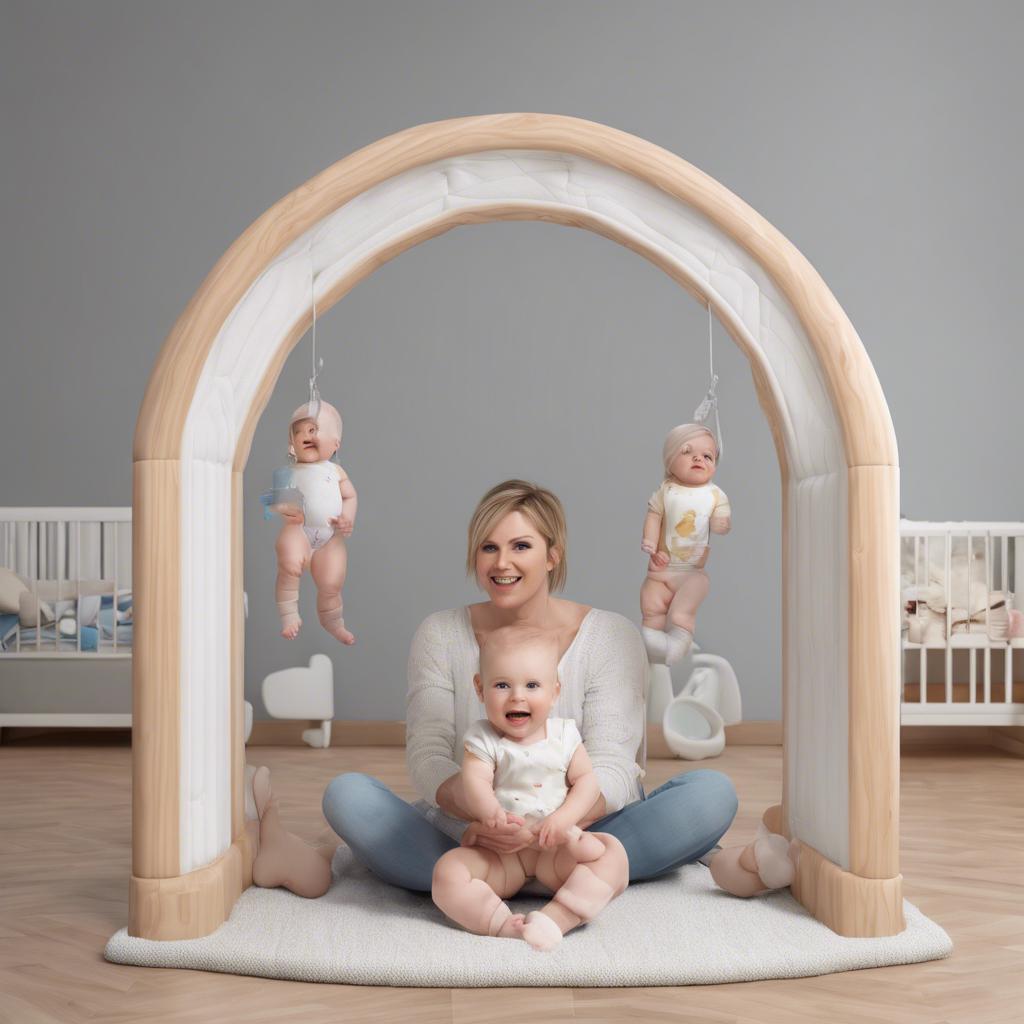 Komm, spiel mit mir: Der verrückte Spaßfaktor des Adult Baby Spielbogen!