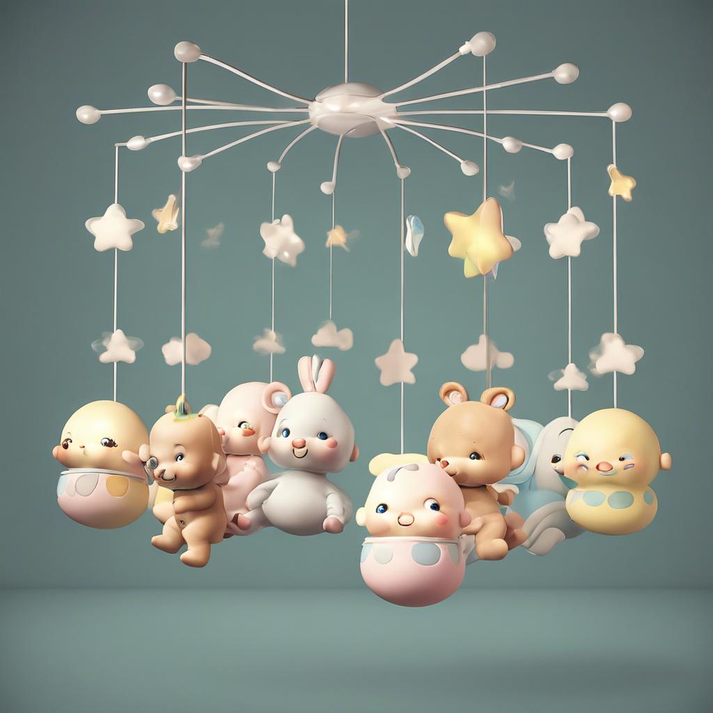 Entdecke das magische Adult Baby Mobile mit Lichteffekten – für süße Träume und nostalgische Momente!