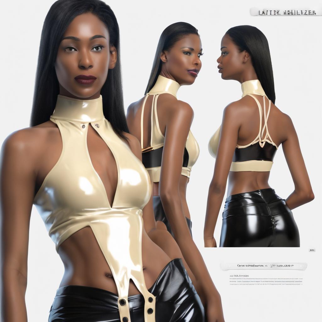 Entdecke den perfekten Look: Latextop mit Neckholder-Trägern für dein stilvolles Outfit!